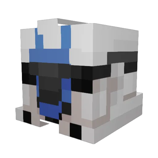 Stangman_ Minecraft avatar head, 3D render