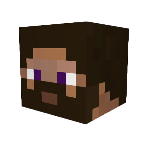 Stanislav141 Minecraft avatar head, 3D render