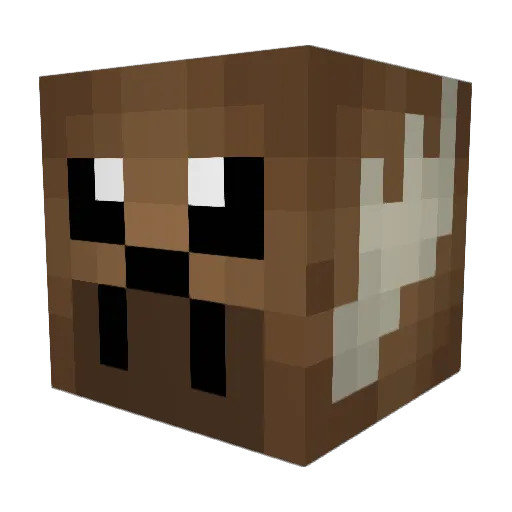 StankyMooseHole Minecraft avatar head, 3D render