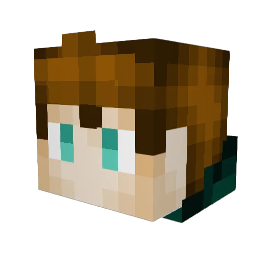 Stanley1312 Minecraft avatar head, 3D render