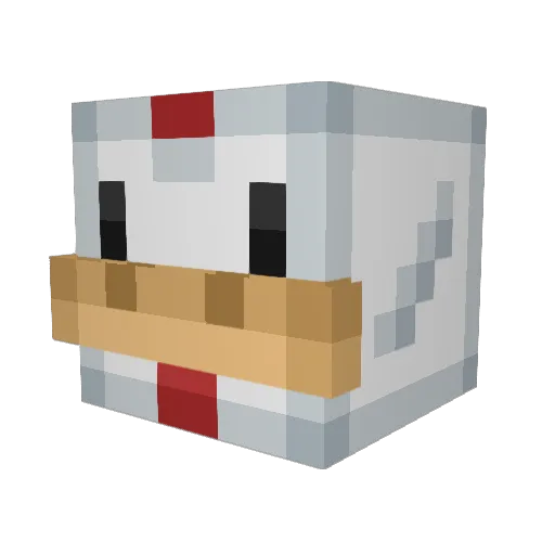 StanleyRules Minecraft avatar head, 3D render