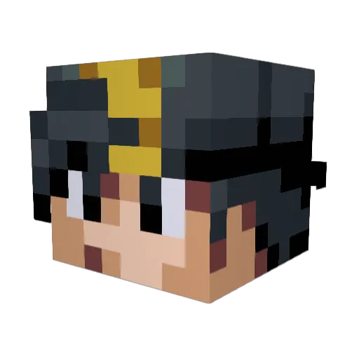 StanleyTouya Minecraft avatar head, 3D render