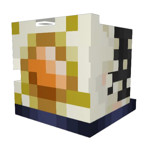 Stanley_Hudson06 Minecraft avatar head, 3D render