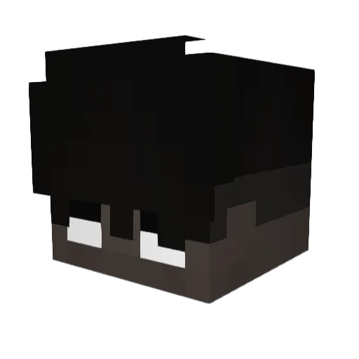 Stanndly Minecraft avatar head, 3D render