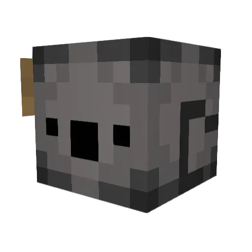 Stanniemann Minecraft avatar head, 3D render