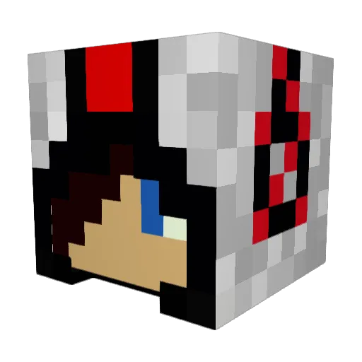 StantheAssassin2 Minecraft avatar head, 3D render