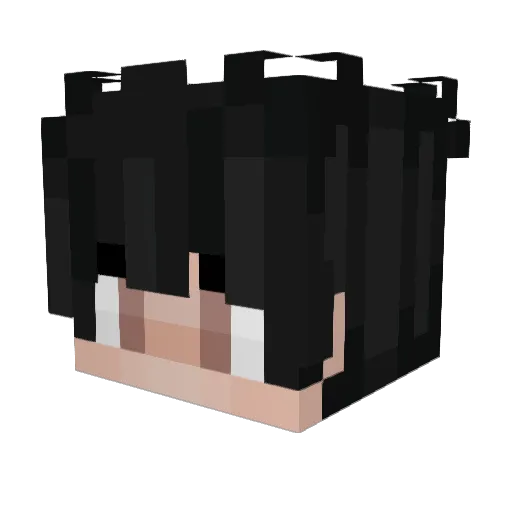 Stanvm Minecraft avatar head, 3D render