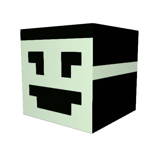 Stanwarreng Minecraft avatar head, 3D render