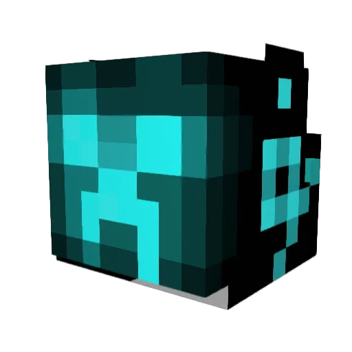 StapleMonster97 Minecraft avatar head, 3D render
