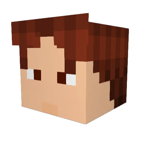 Stappern Minecraft avatar head, 3D render