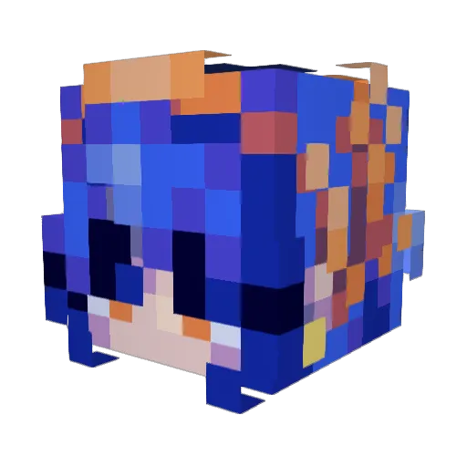 Star12347 Minecraft avatar head, 3D render