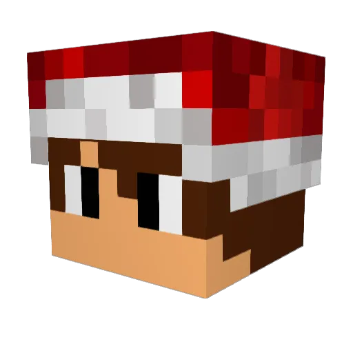 Star132405 Minecraft avatar head, 3D render