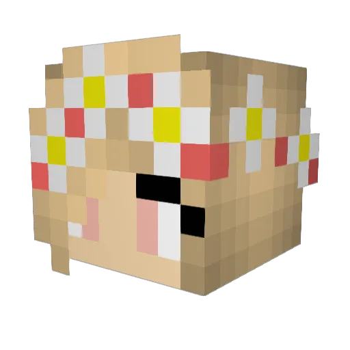 Star51235 Minecraft avatar head, 3D render