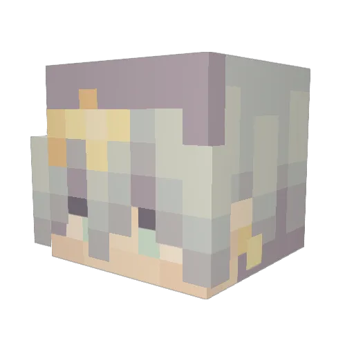 StarBoi2319 Minecraft avatar head, 3D render