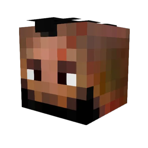 StarBosss Minecraft avatar head, 3D render