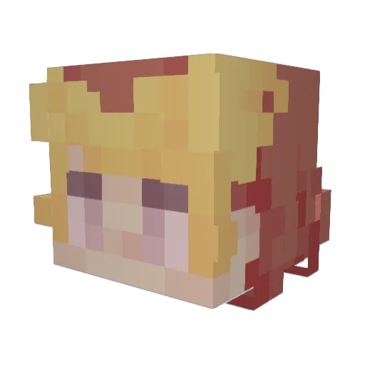 StarChild511 Minecraft avatar head, 3D render