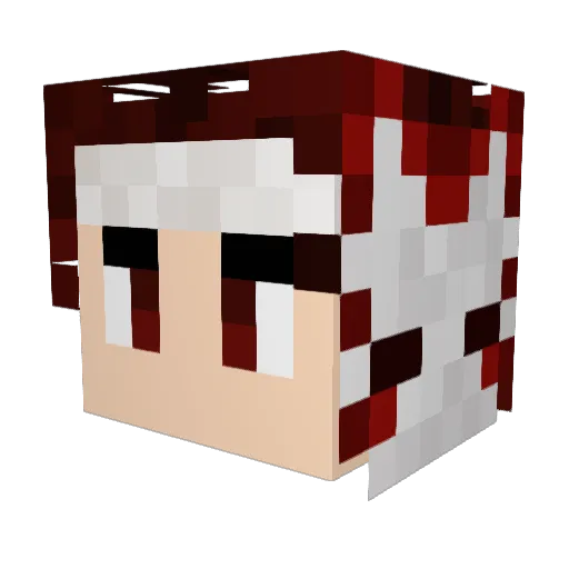 StarChu Minecraft avatar head, 3D render