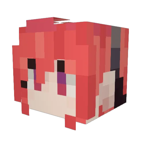 StarConch791 Minecraft avatar head, 3D render