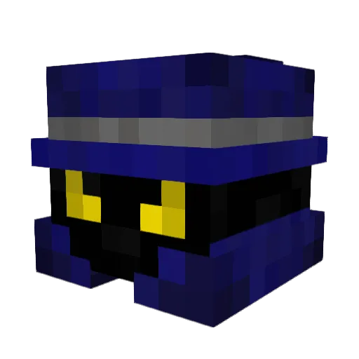 StarCraf22 Minecraft avatar head, 3D render