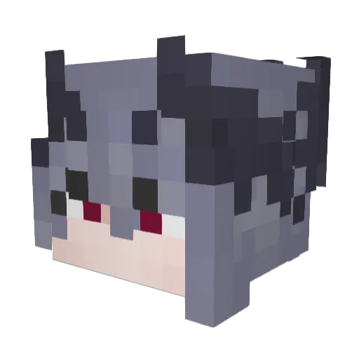 StarDragon2 Minecraft avatar head, 3D render