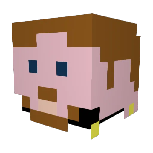 StarEagle314 Minecraft avatar head, 3D render