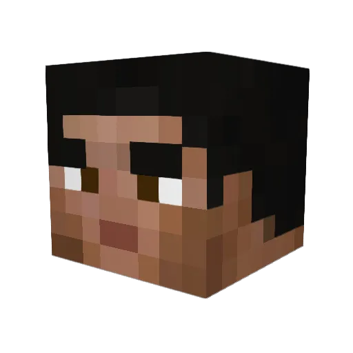 StarFoRCe_222 Minecraft avatar head, 3D render