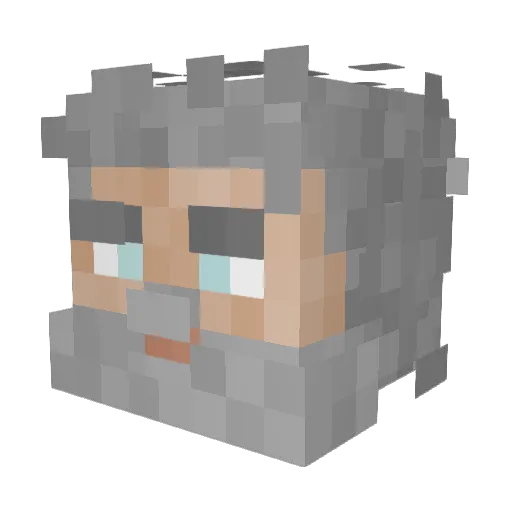 StarForger25 Minecraft avatar head, 3D render