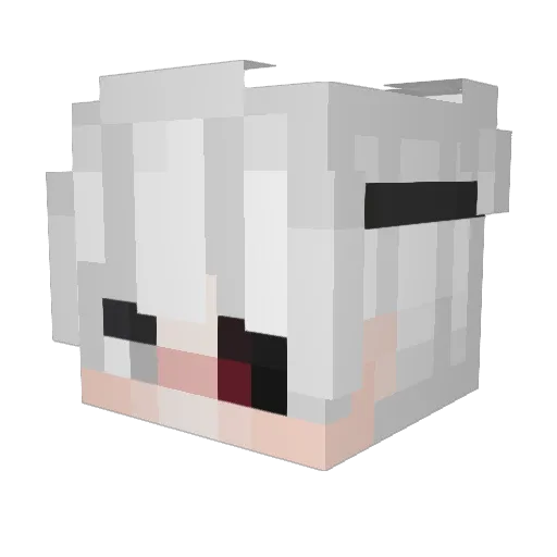StarFruit Minecraft avatar head, 3D render