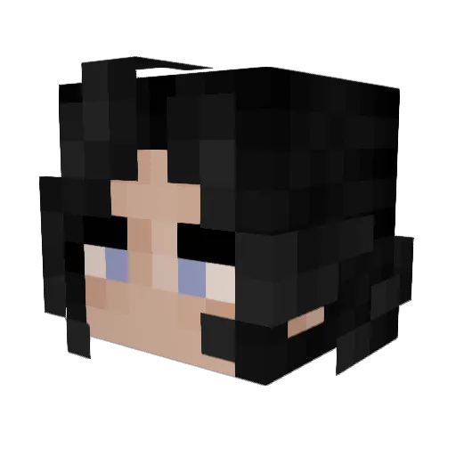 StarGlaze Minecraft avatar head, 3D render