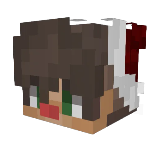 StarGumse Minecraft avatar head, 3D render