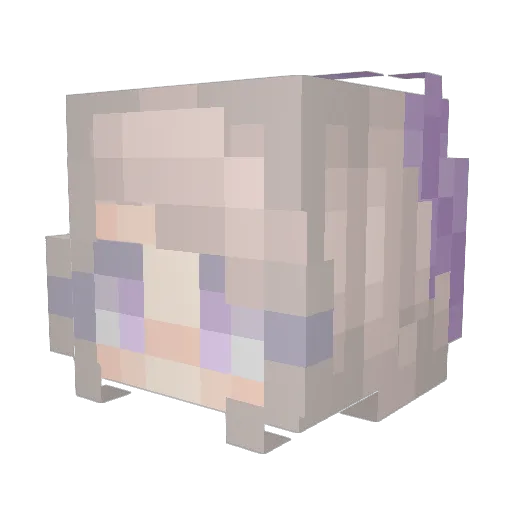 StarHoppers Minecraft avatar head, 3D render