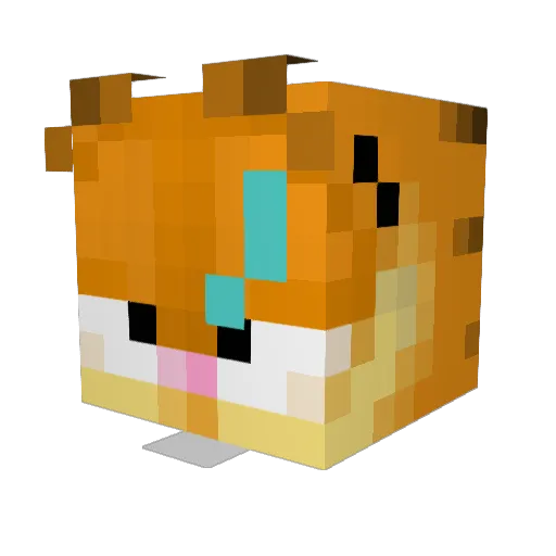 StarJoust Minecraft avatar head, 3D render