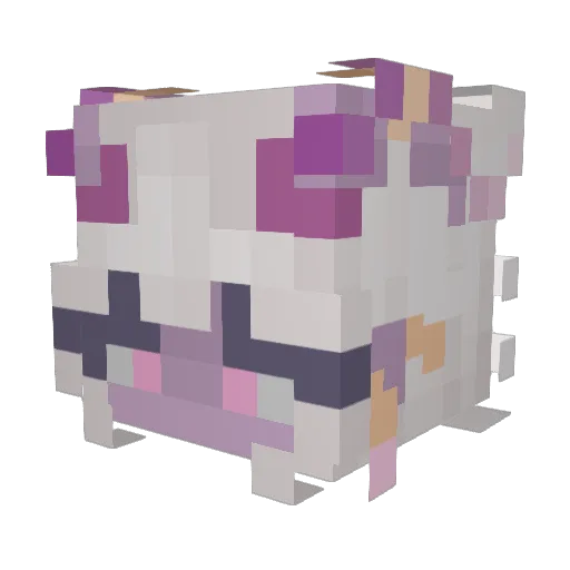 StarJuni Minecraft avatar head, 3D render