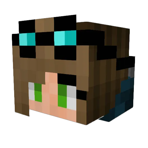 StarKid29 Minecraft avatar head, 3D render