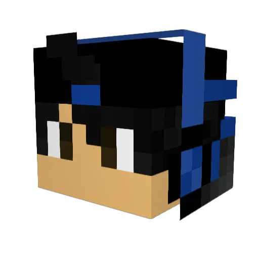 StarKiller4912 Minecraft avatar head, 3D render