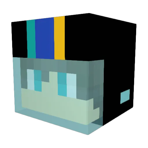 StarLeader44 Minecraft avatar head, 3D render