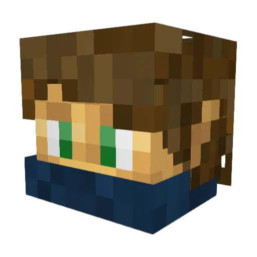 StarLex758 Minecraft avatar head, 3D render