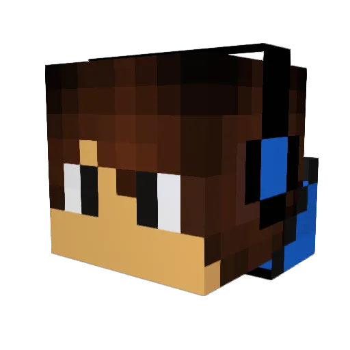 StarLine_ Minecraft avatar head, 3D render