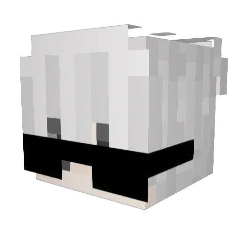 StarLiou Minecraft avatar head, 3D render