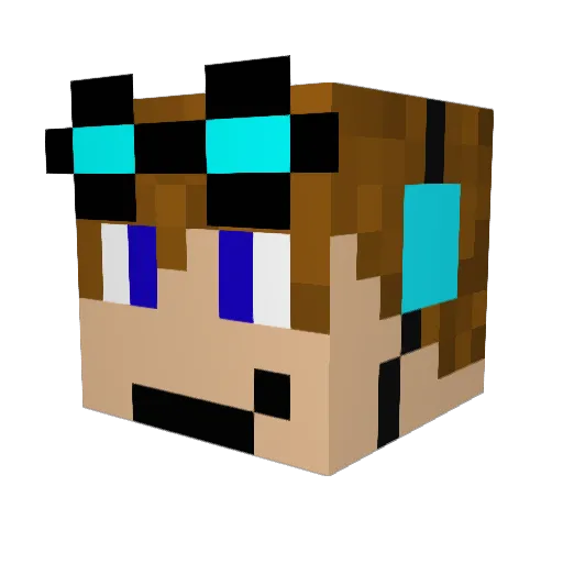 StarLord1985 Minecraft avatar head, 3D render