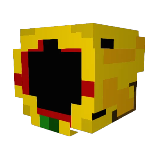 StarLordFlo Minecraft avatar head, 3D render