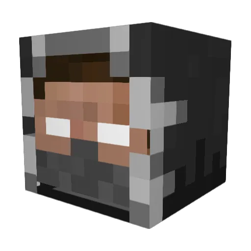 StarLyon Minecraft avatar head, 3D render