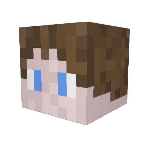 StarMCjava Minecraft avatar head, 3D render