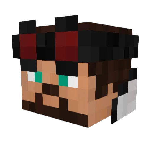 StarMagician Minecraft avatar head, 3D render