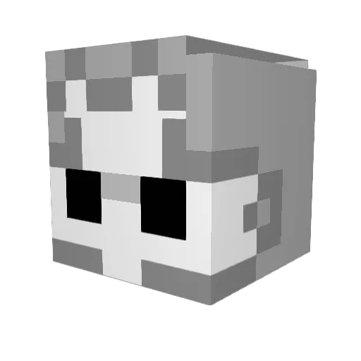 StarMan1051 Minecraft avatar head, 3D render