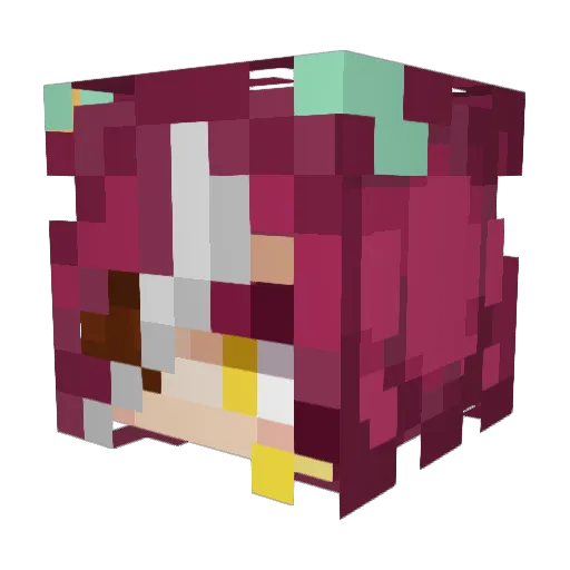 StarMarigoldVT Minecraft avatar head, 3D render