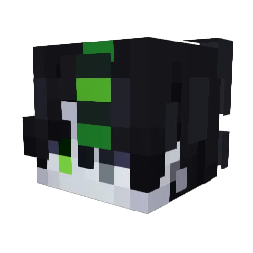 StarMist Minecraft avatar head, 3D render
