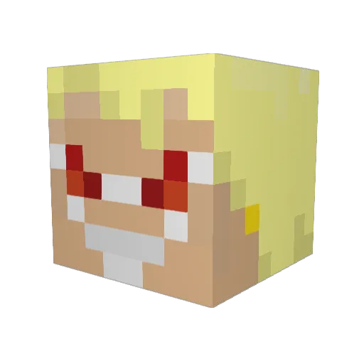 StarMoon4278 Minecraft avatar head, 3D render