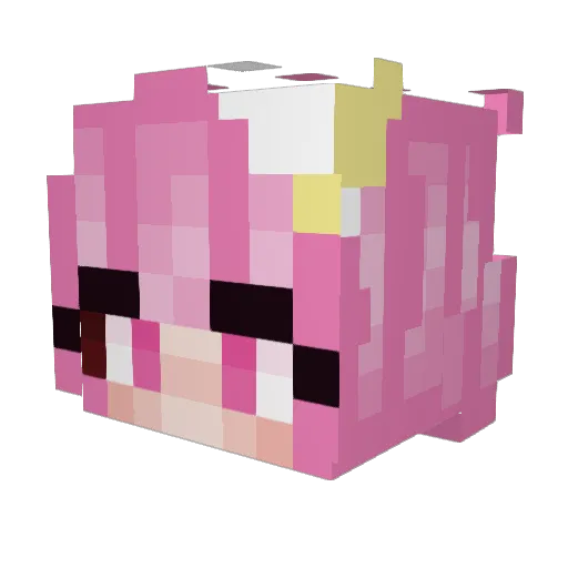 StarMuffinX Minecraft avatar head, 3D render