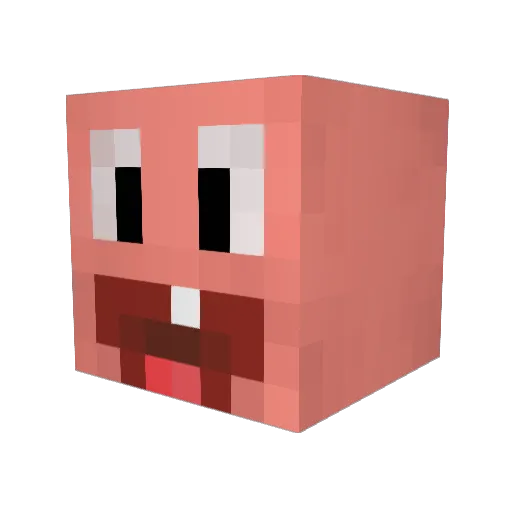 StarNinja10 Minecraft avatar head, 3D render